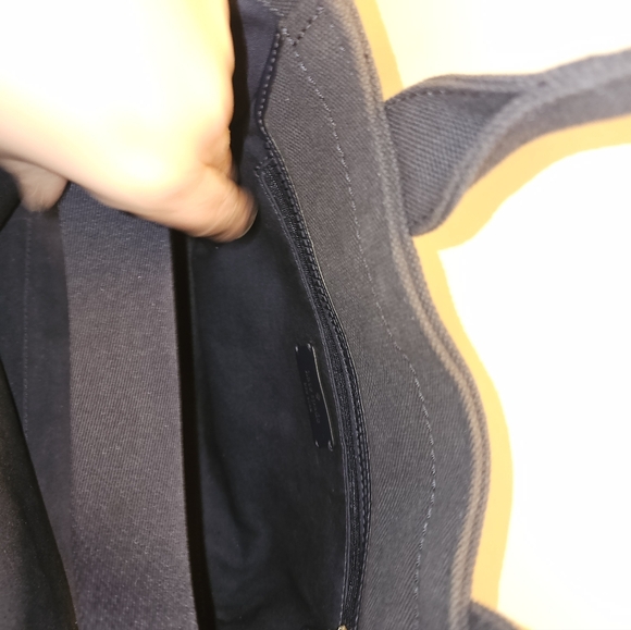 Kate Spade Black and Cream Canvas Tote - Picture 8 of 16